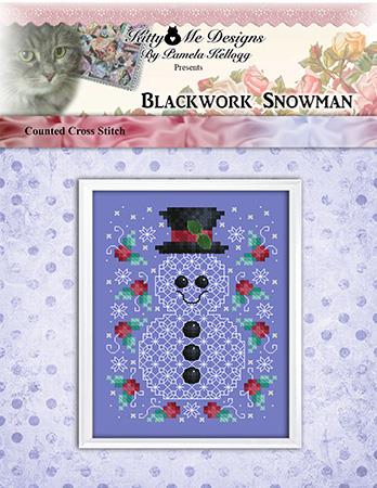 Blackwork Snowman